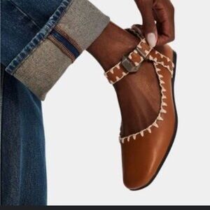 NWOT Free People Crochet Mystic Flats